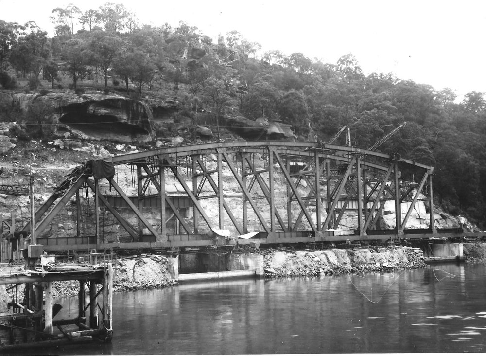 Construction of the Second Hawkesbury River Railway Bridge