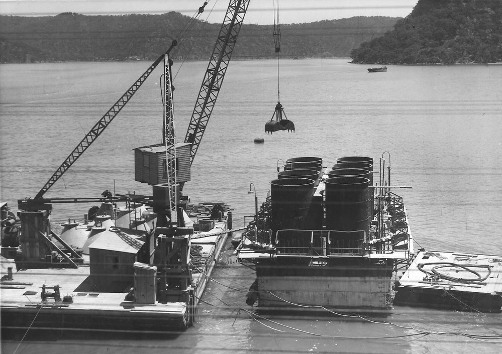 Construction of the Second Hawkesbury Railway Bridge