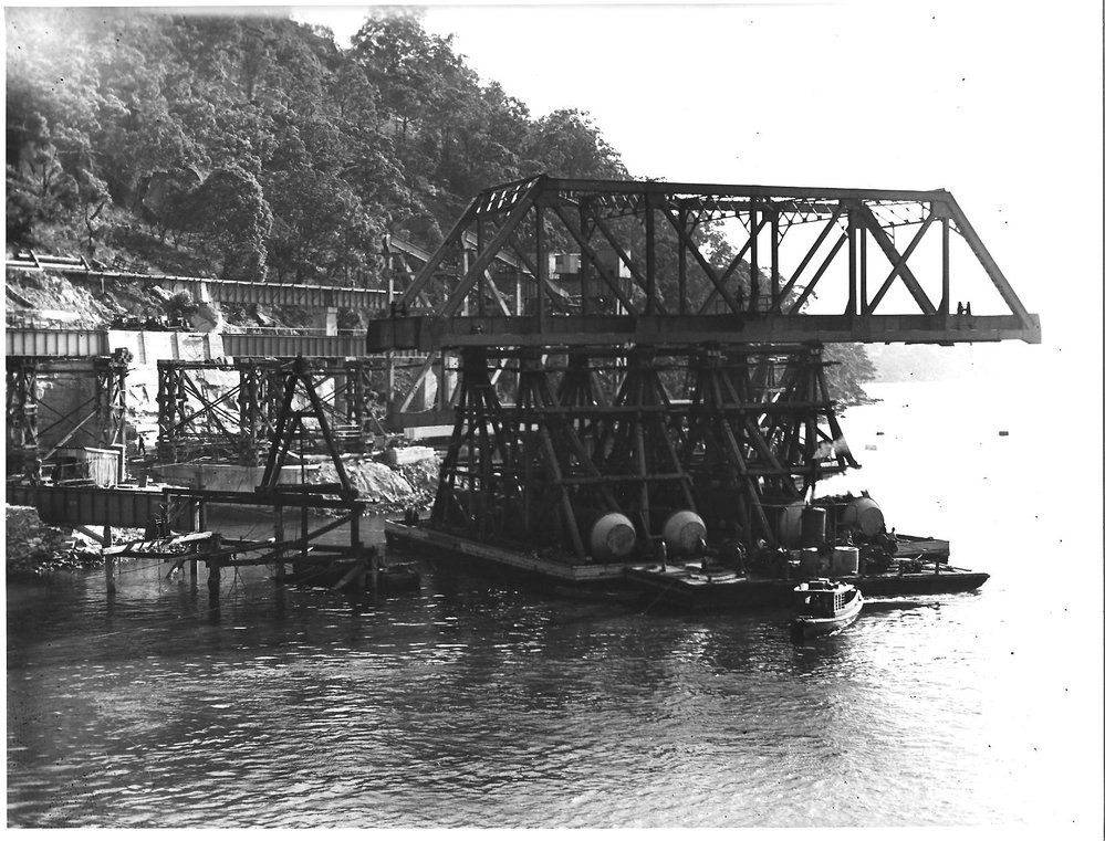 Construction of the Second Hawkesbury Railway Bridge