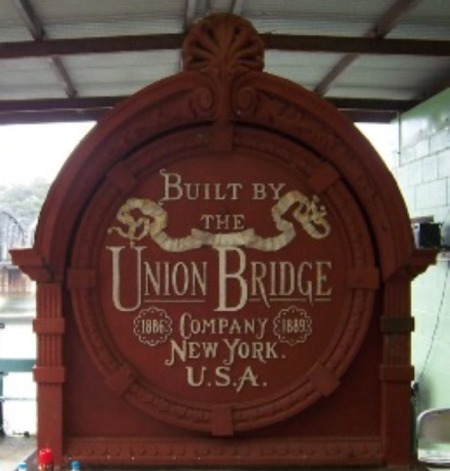Union Bridge Company commemoration plaque
