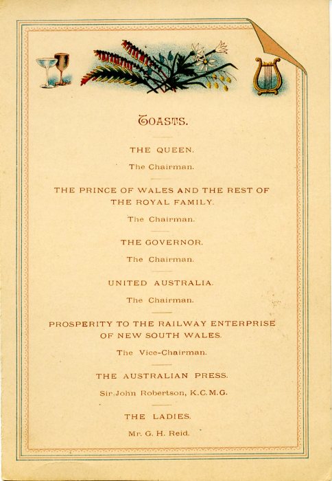 Toast card - First Hawkesbury River Railway Bridge