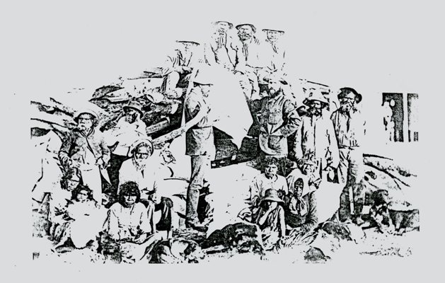 Indigenous visitors to the site of the First Hawkesbury River Railway Bridge