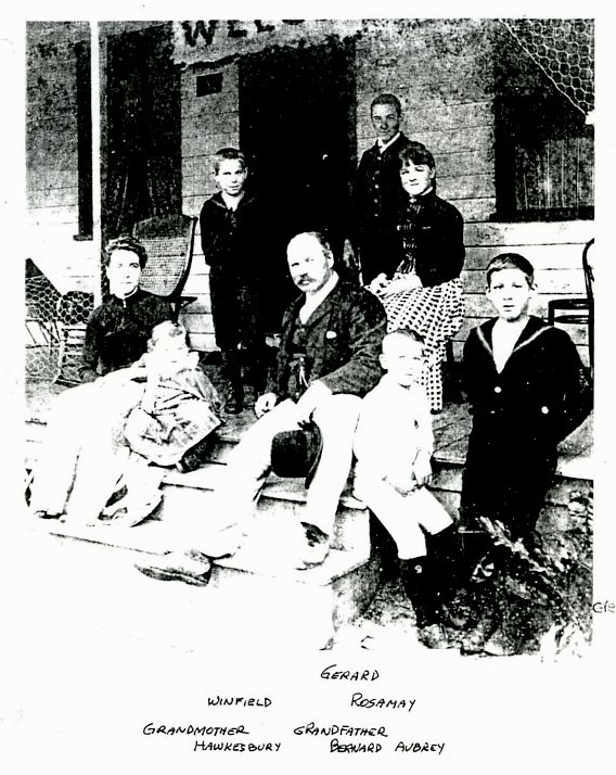 The Ryland family on Dangar Island - First Hawkesbury River Railway Bridge