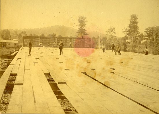 Construction site on Dangar Island