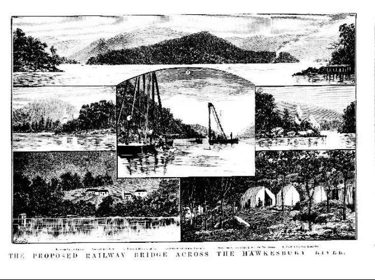 Proposed First Hawkesbury River Railway Bridge
