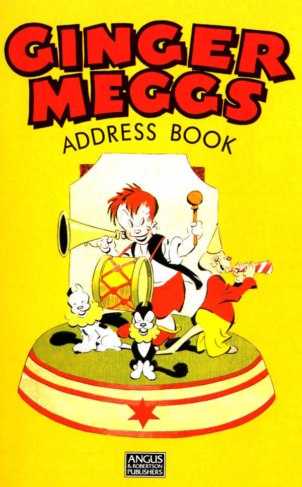 Ginger Meggs address book