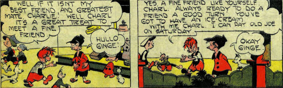 Ginger Meggs and Charlie Somerville