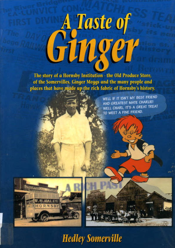 Front cover of the book "Taste of Ginger"