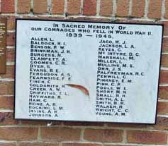 Epping War Memorial - World War Two