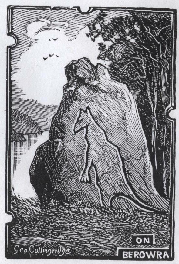 George Collingridge - woodcut, On Berowra