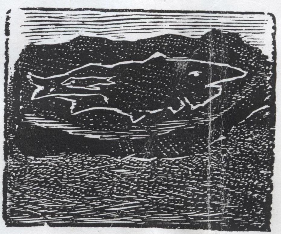 George Collingridge woodcut, possibly Berowra Creek