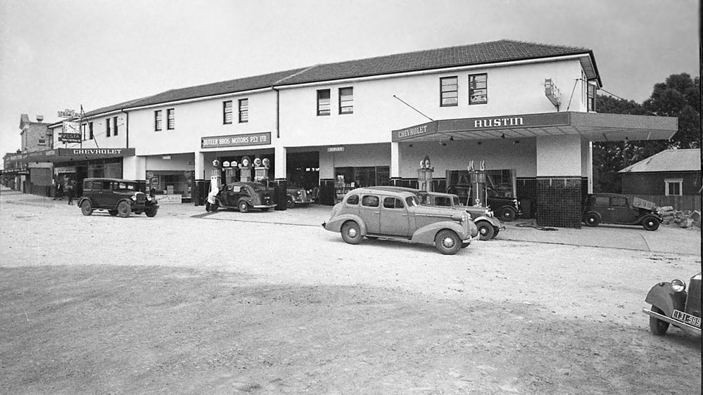 Butler Bros. Motors Hornsby, 1937