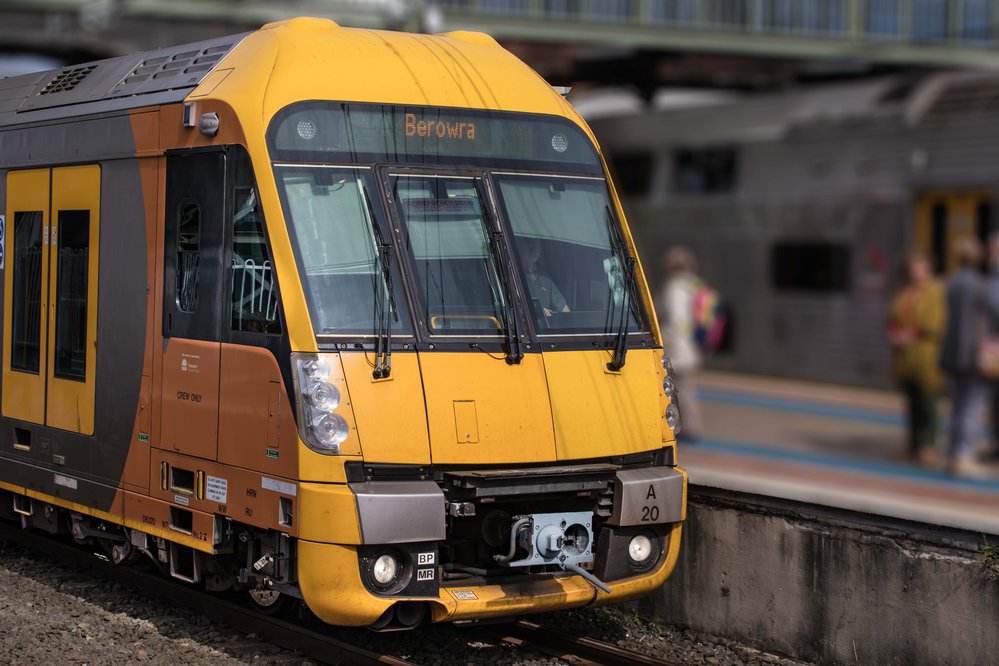 Waratah Train at Hornsby Station