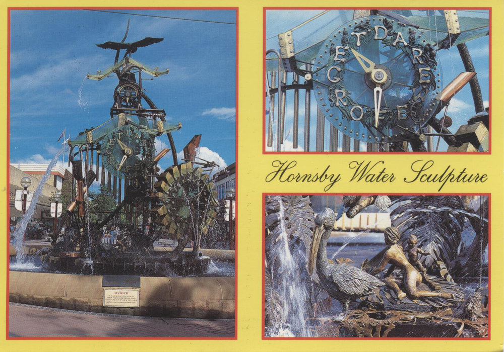 Hornsby Water Sculpture -  Postcard