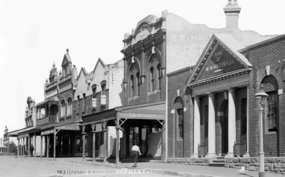 Peats Ferry Road looking south, C. 1920