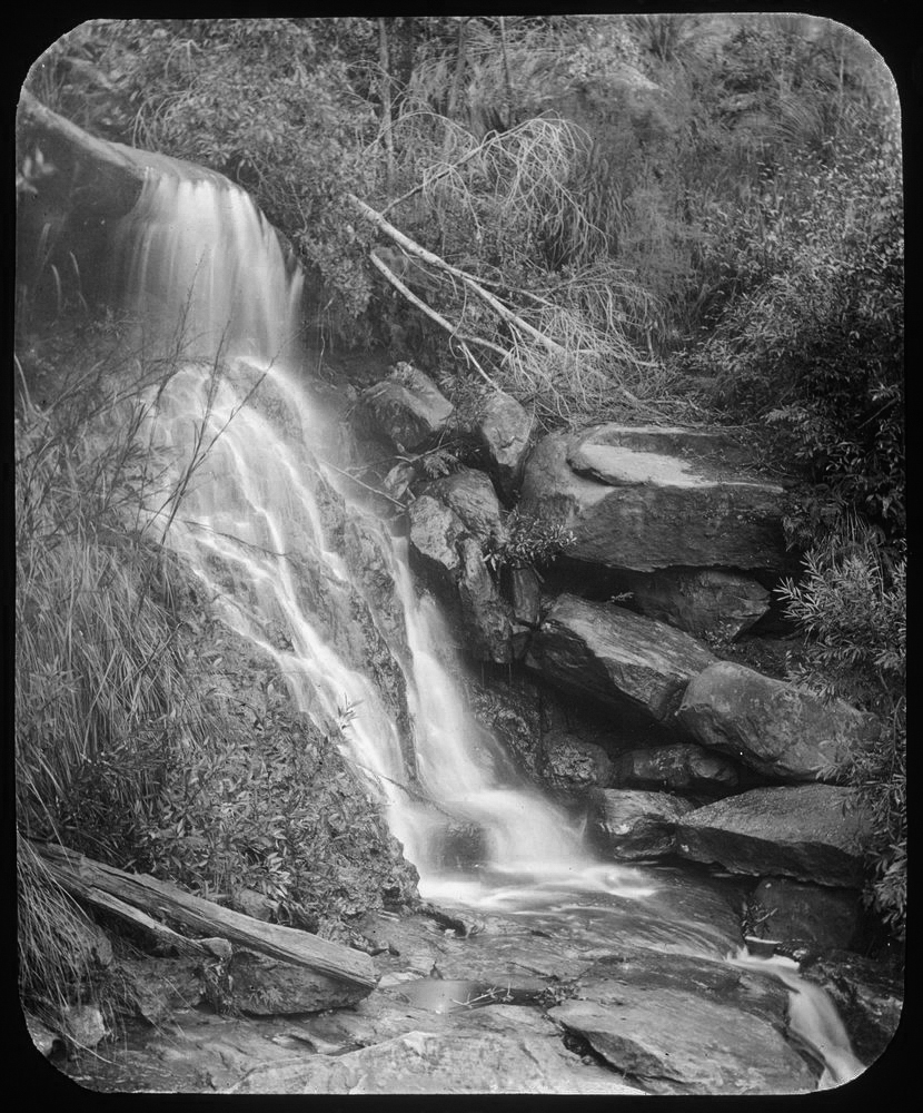 Waterfall in Galston Gorge, C. 1880