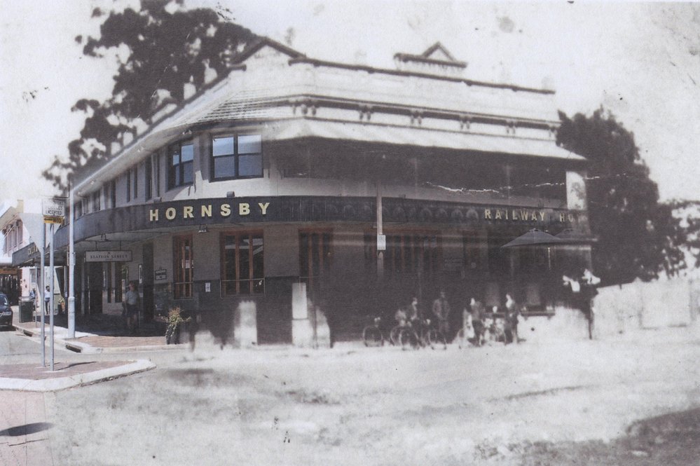 Railway Hotel Hornsby - composite image