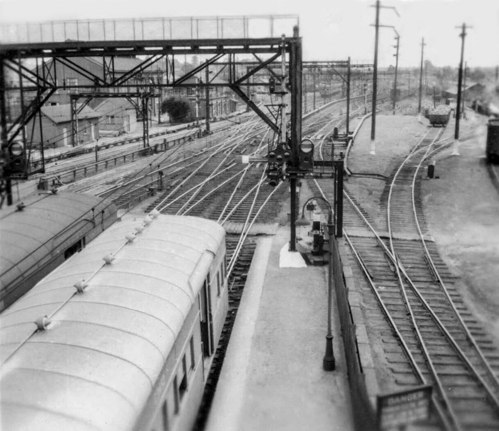 Hornsby Railway Station northern end, 1948