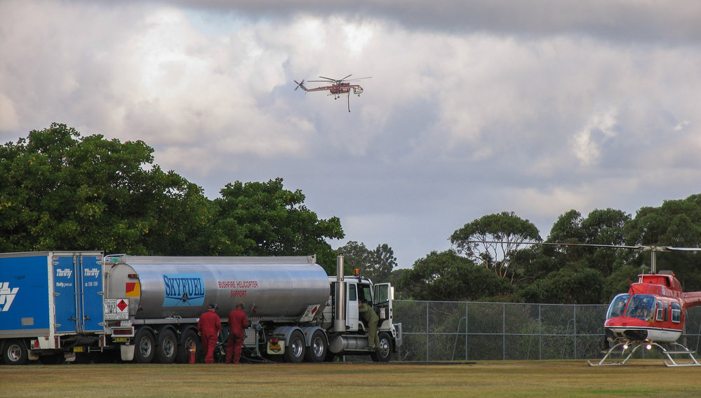 Bushfire Refuelling Activities, Rofe Park, Hornsby Heights, 2007