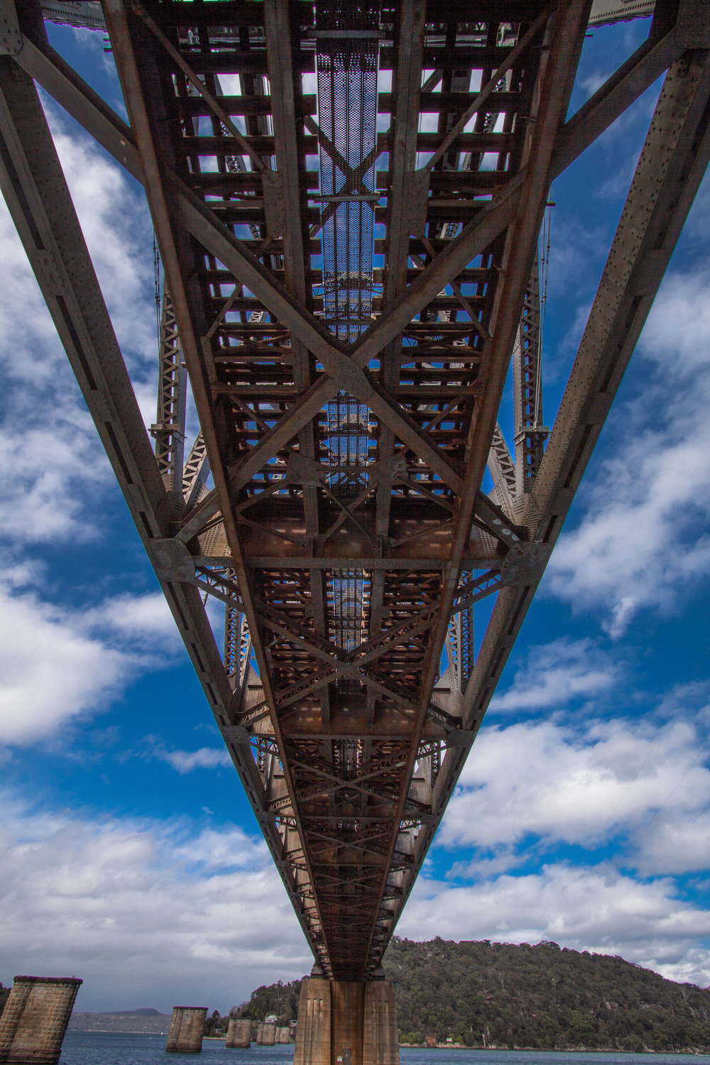 Underneath the Second Hawkesbury River Railway Bridge
