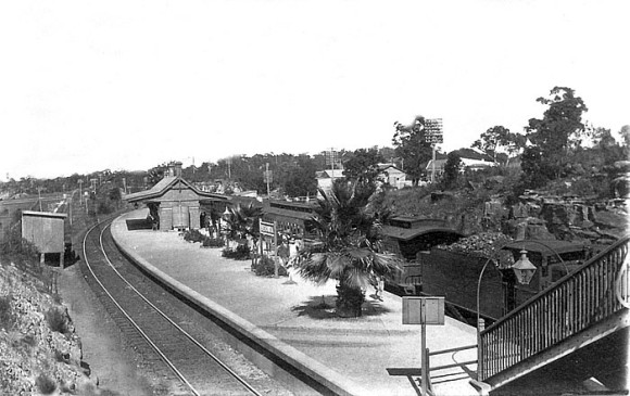 Steam train in Berowra Station