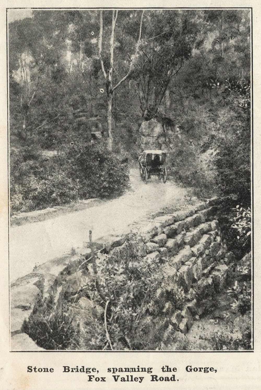 Dam at Coops Creek on Fox Valley Rd