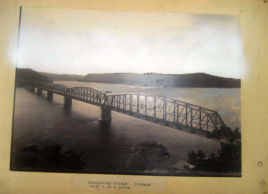 The bridge complete - The First Hawkesbury River Railway  Bridge