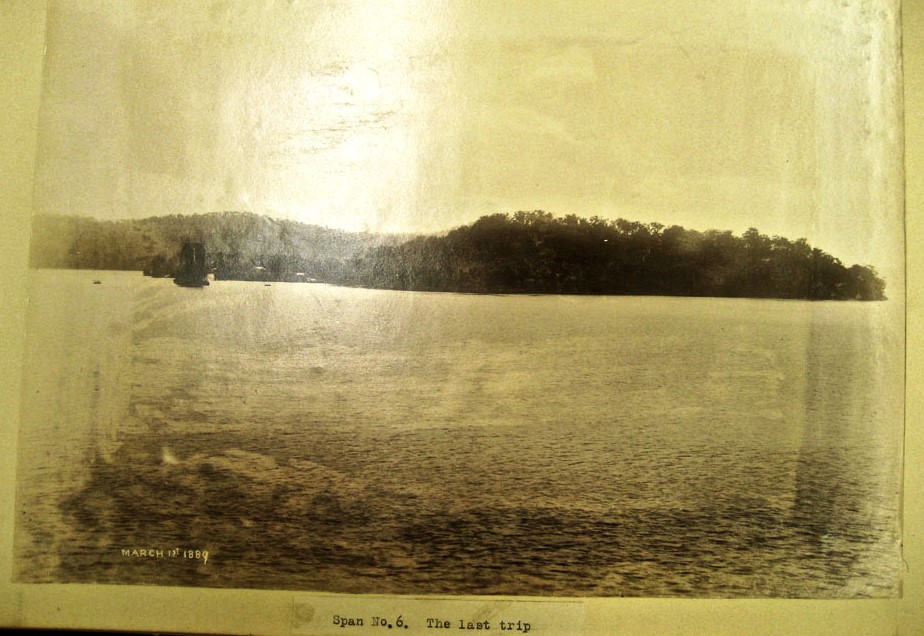 Span 6, the last trip - First Hawkesbury River Railway Bridge