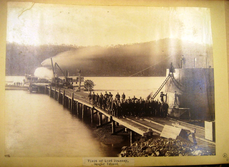 Visit of Lord Brassey - Dangar Island