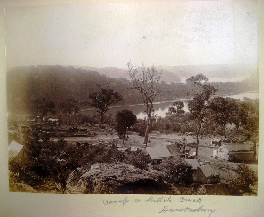 Camp - First Hawkesbury River Railway Bridge