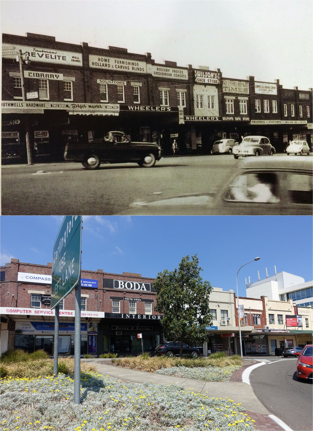 Bridge Street, Epping Then and Now