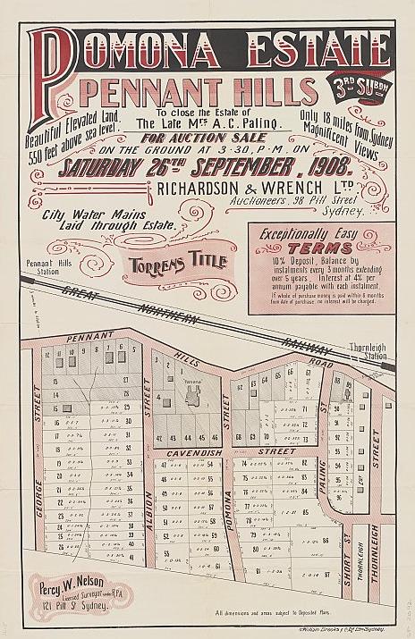 Pomona Estate -  Pennant Hills 
