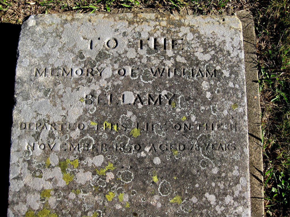 Headstone of William Bellamy