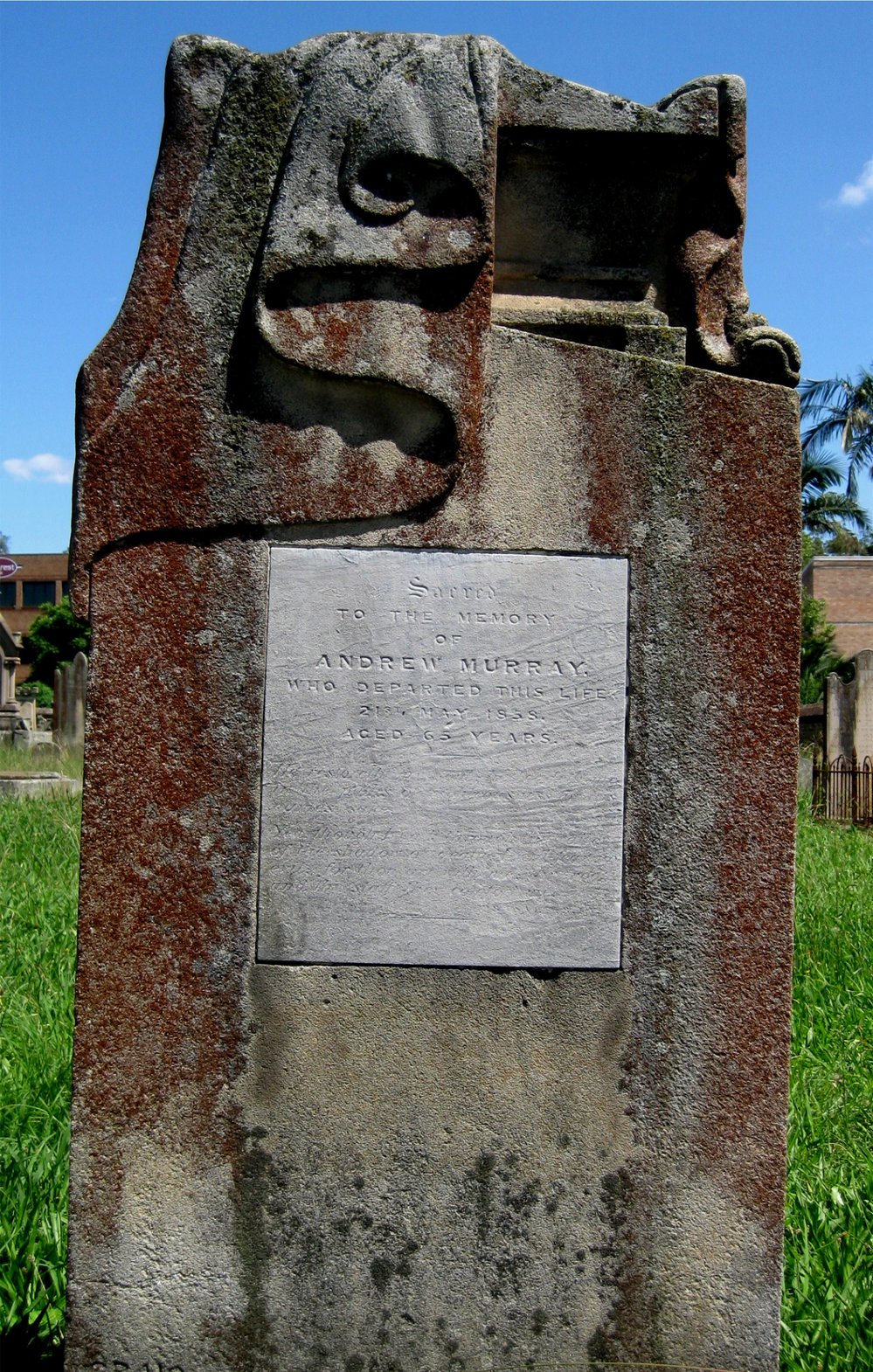 Headstone of Andrew Murray