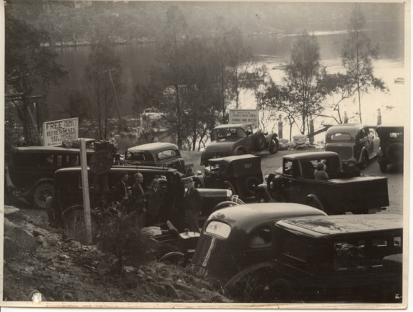 Waiting for the ferry at Berowra Waters