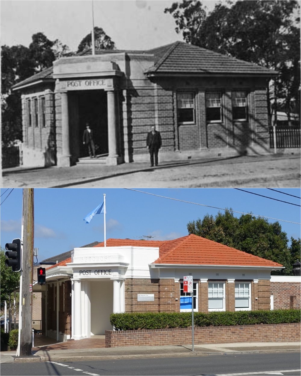 Beecroft Post Office Then and Now