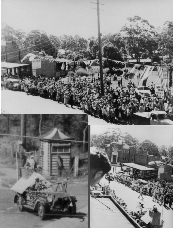 Santa comes to Pennant Hills