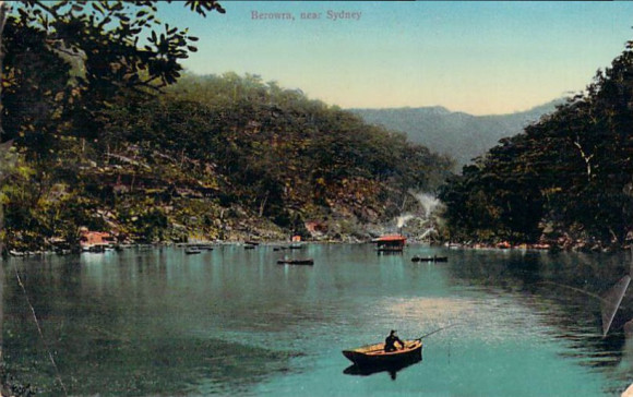 Fishing at Berowra waters
