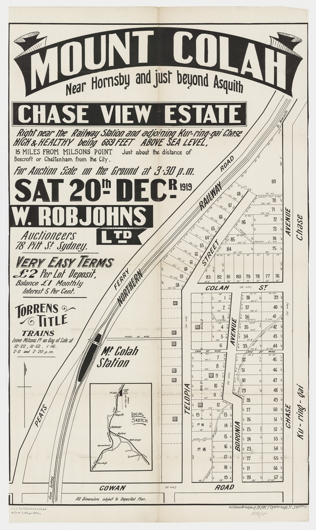 Mount Colah - Chase View Estate