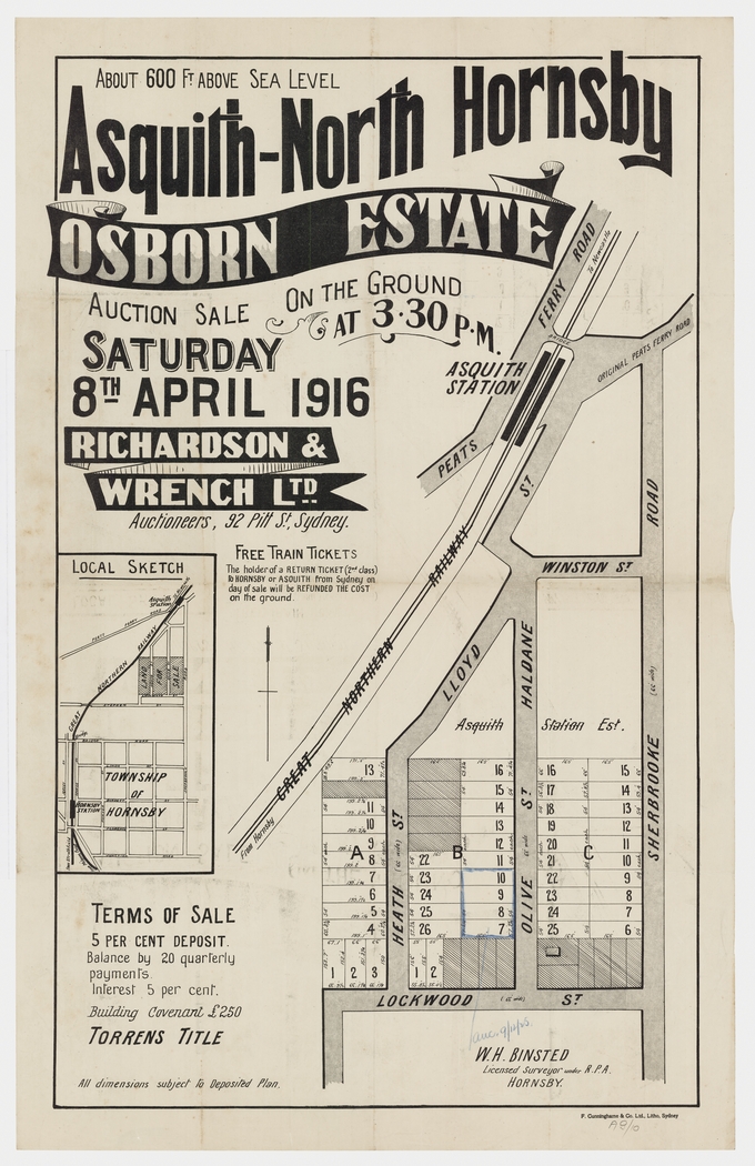 Asquith - North Hornsby - Osborn Estate