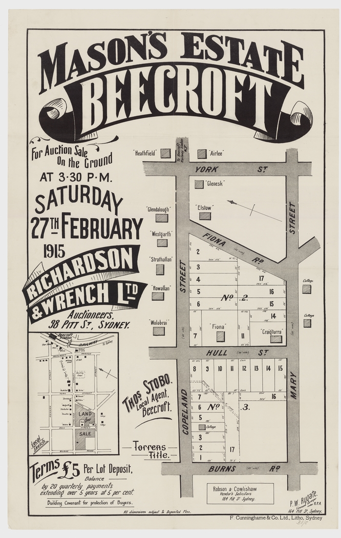 Mason's Estate - Beecroft