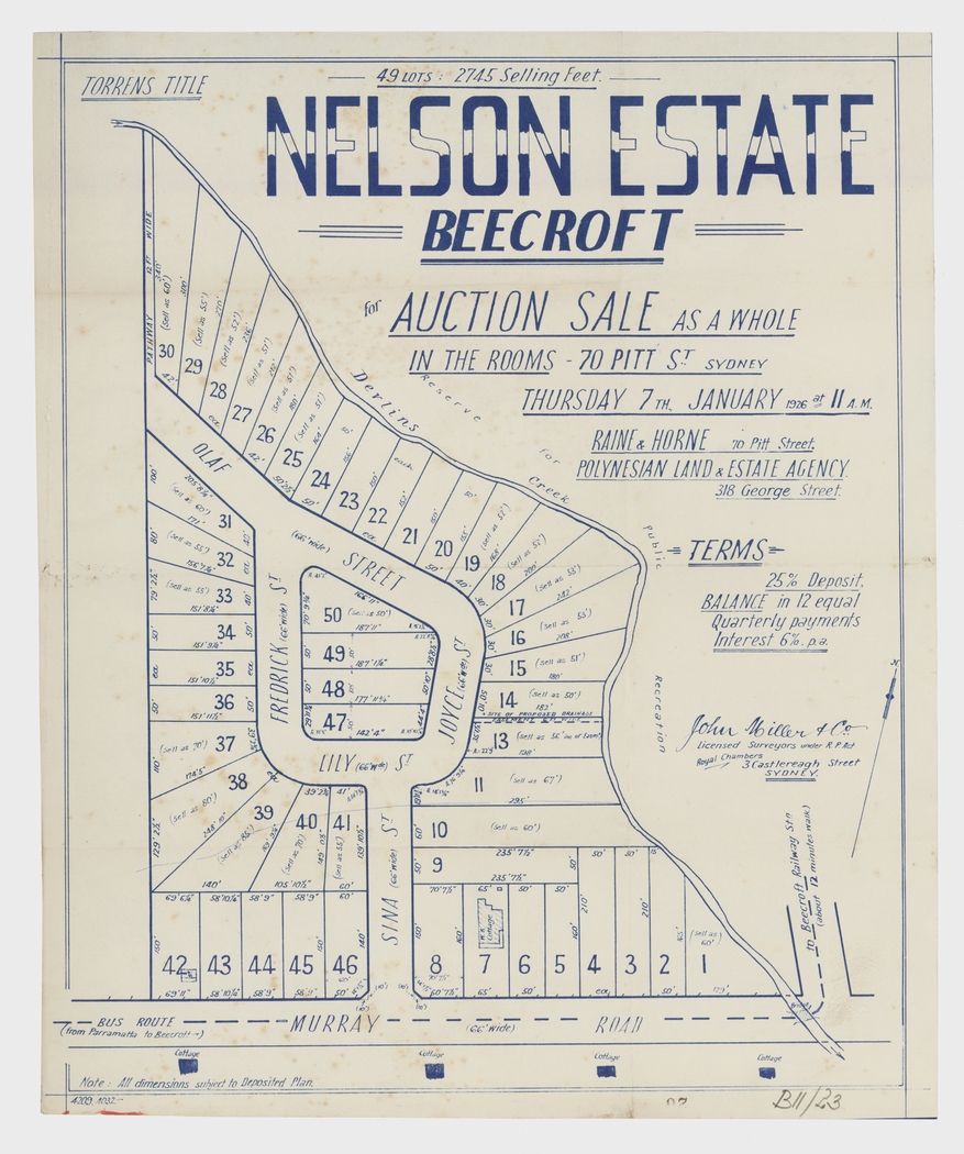 Nelson Estate - Beecroft