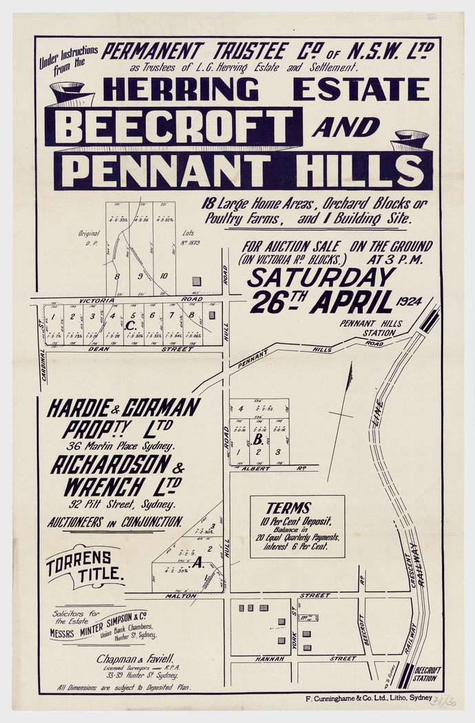 Herring Estate - Beecroft &amp; Pennant Hills