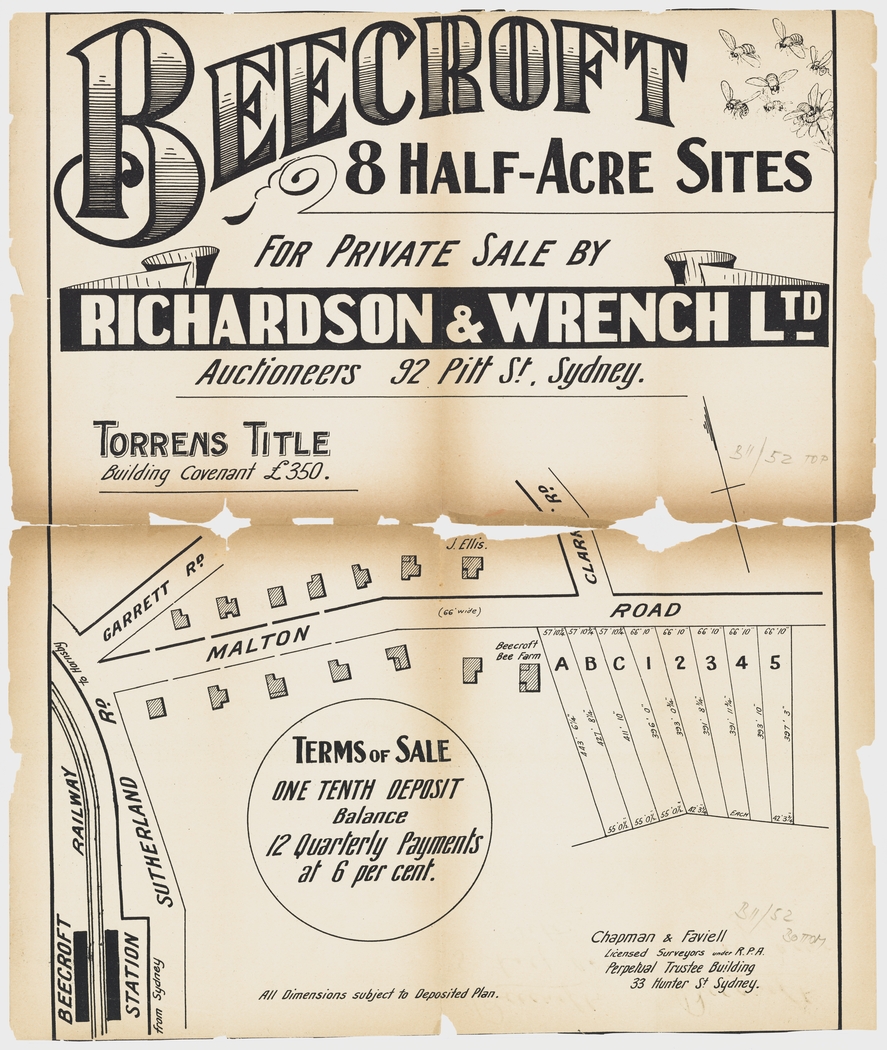 8 Half Acre sites - Beecroft