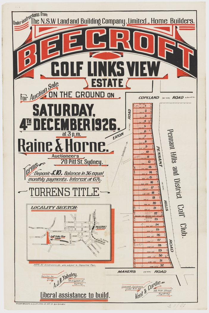 Golf Links View Estate - Beecroft