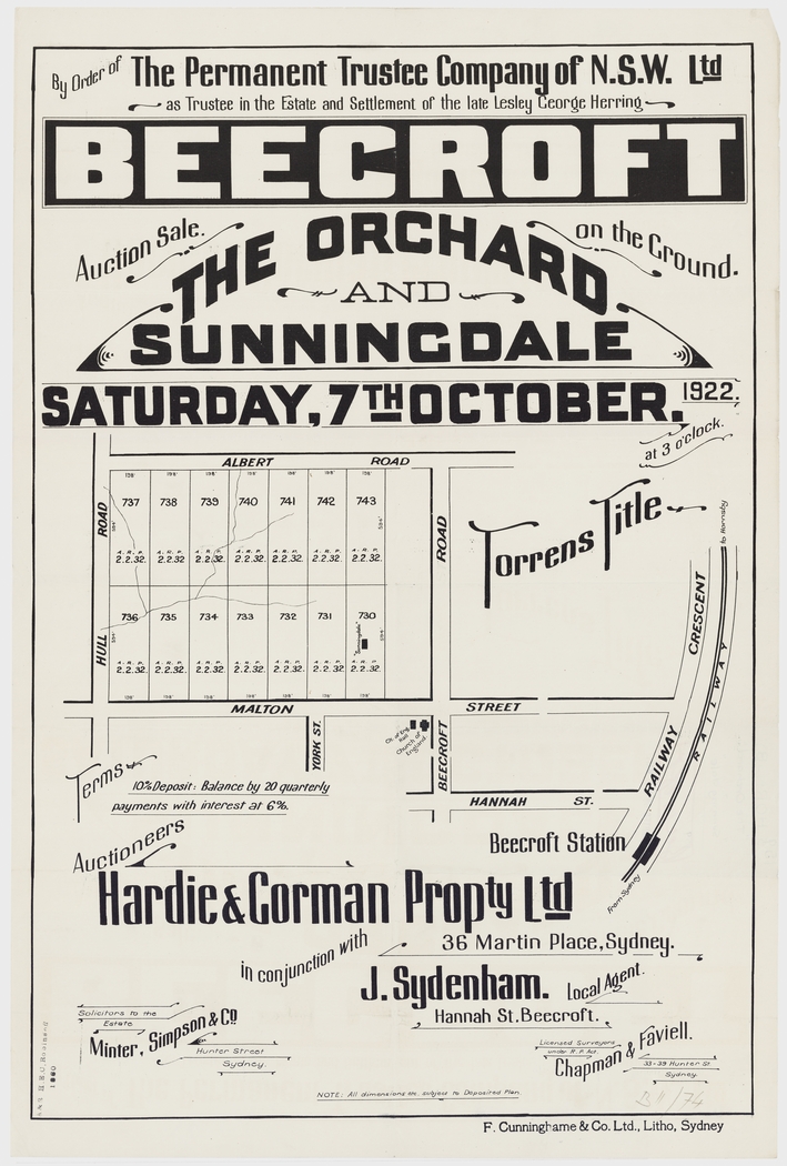 Orchard and Sunningdale Estates - Beecroft