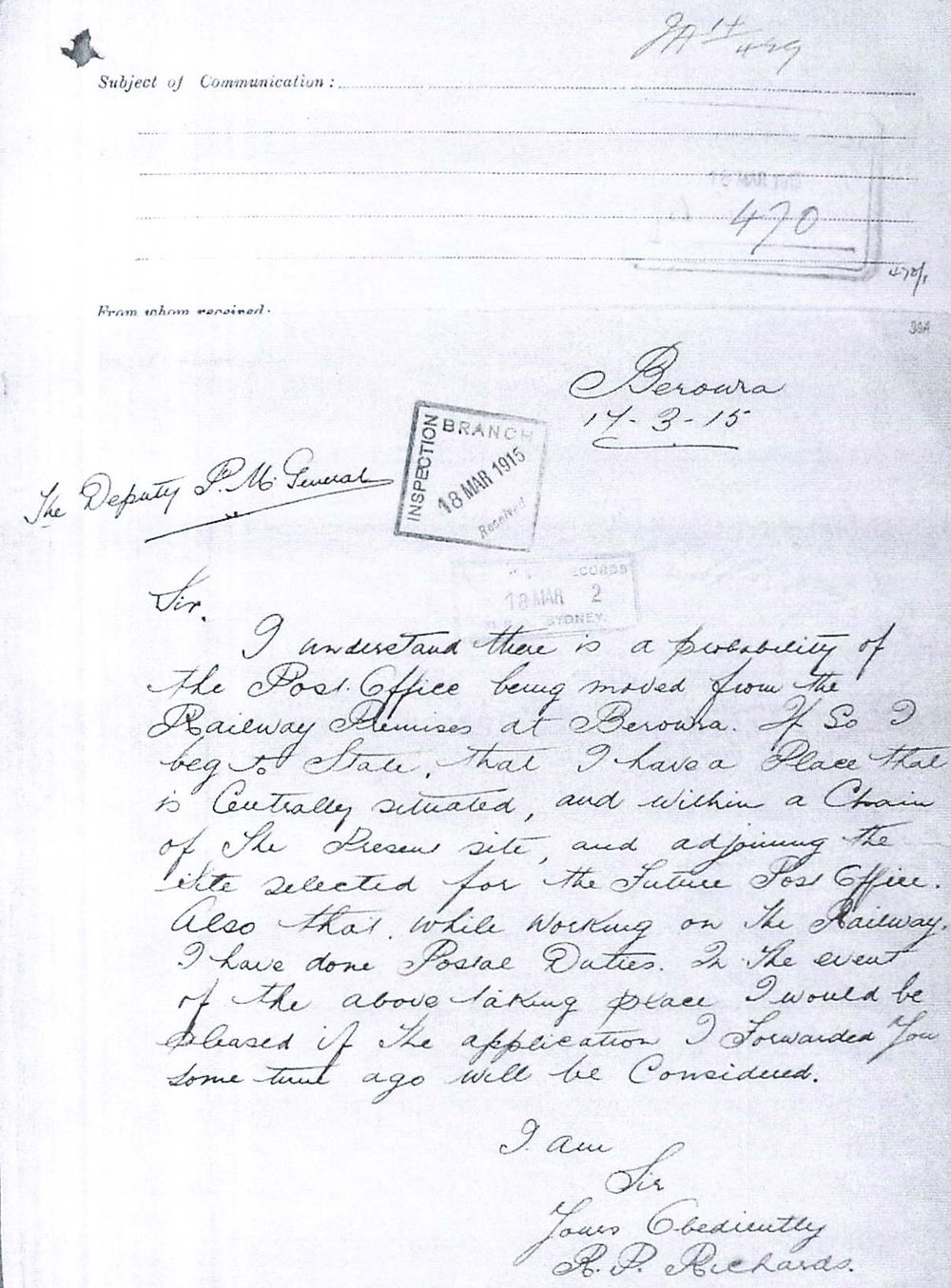 Berowra: Going Postal (an early history of the postal service in Berowra)