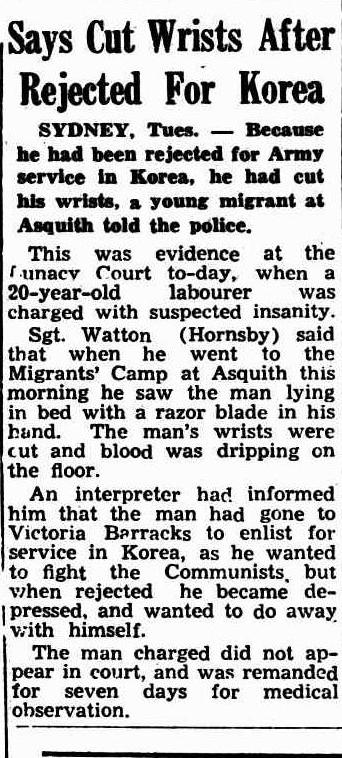 Asquith Migrant Camp