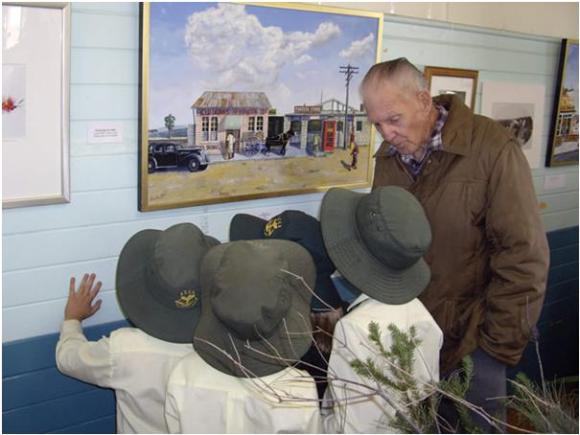 Bill Foster at the Berowra Living History Exhibition