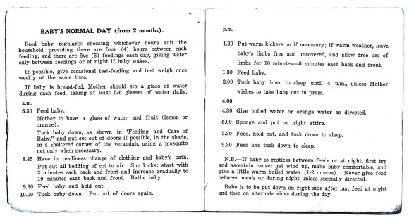 Baby weighing in at Berowra